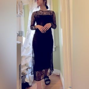 Black Lace Dress